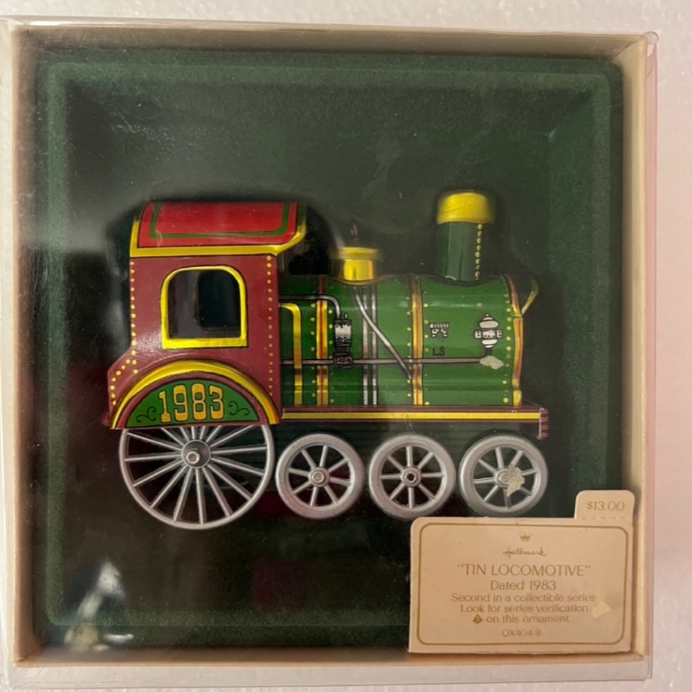 Hallmark Keepsake 1983 Tin Locomotive, NIB